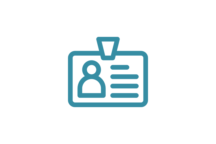 Icon für Benutzerausweis